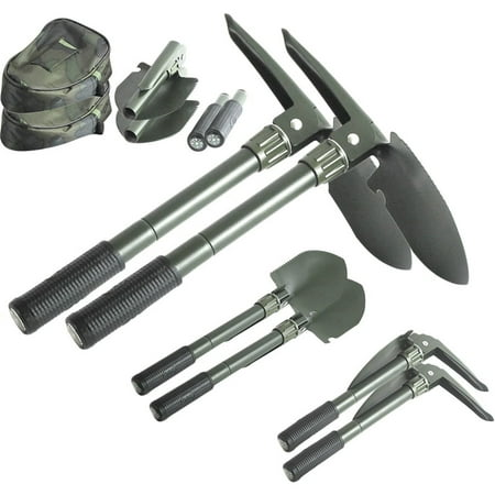 Folding Camping Survival Shovel with Pick 16