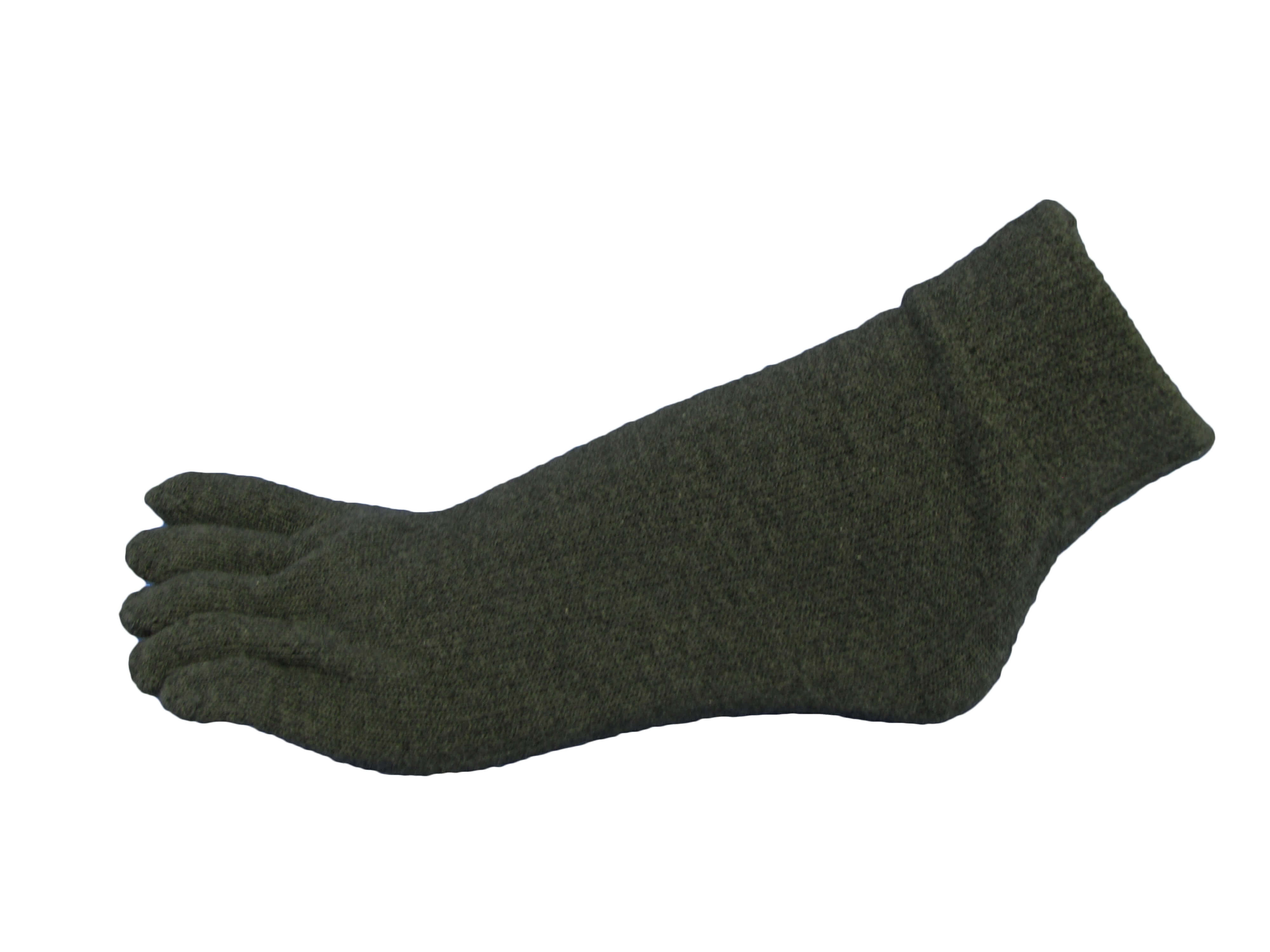 2 Pair Men's Thermal Socks Full Terrycloth Without Rubber Light Grey Dark 39 