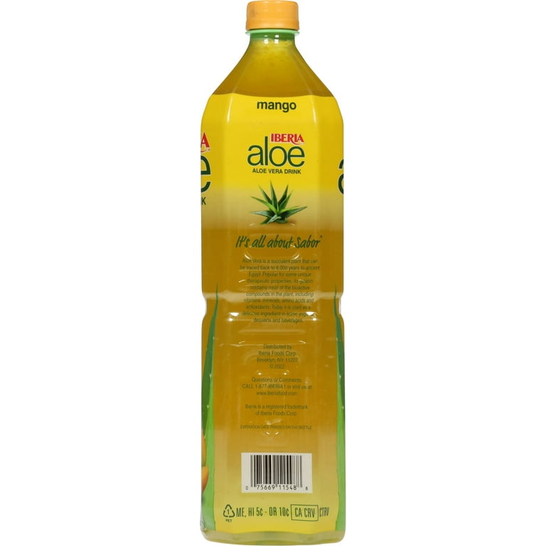 Iberia Mango Aloe Vera Drink with Pure Aloe Pulp 50.8 fl oz Walmart