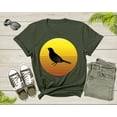 thumbnail image 6 of Black Crow Bird Silhouette At Sunset Wildlife Nature Animal T-shirt Crow Lover Gift Shirt For Men Women Kids Crow Themed Graphic Tshirt, 6 of 8