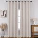 thumbnail image 1 of CUCRAF Cortinas opacas 100% totales, 72 de longitud para tratamiento de ventanas, cortinas con ojales aislantes térmicos de lino sintético para dormitorio/sala de estar, juego de 2 paneles de cortina, 1 of 1