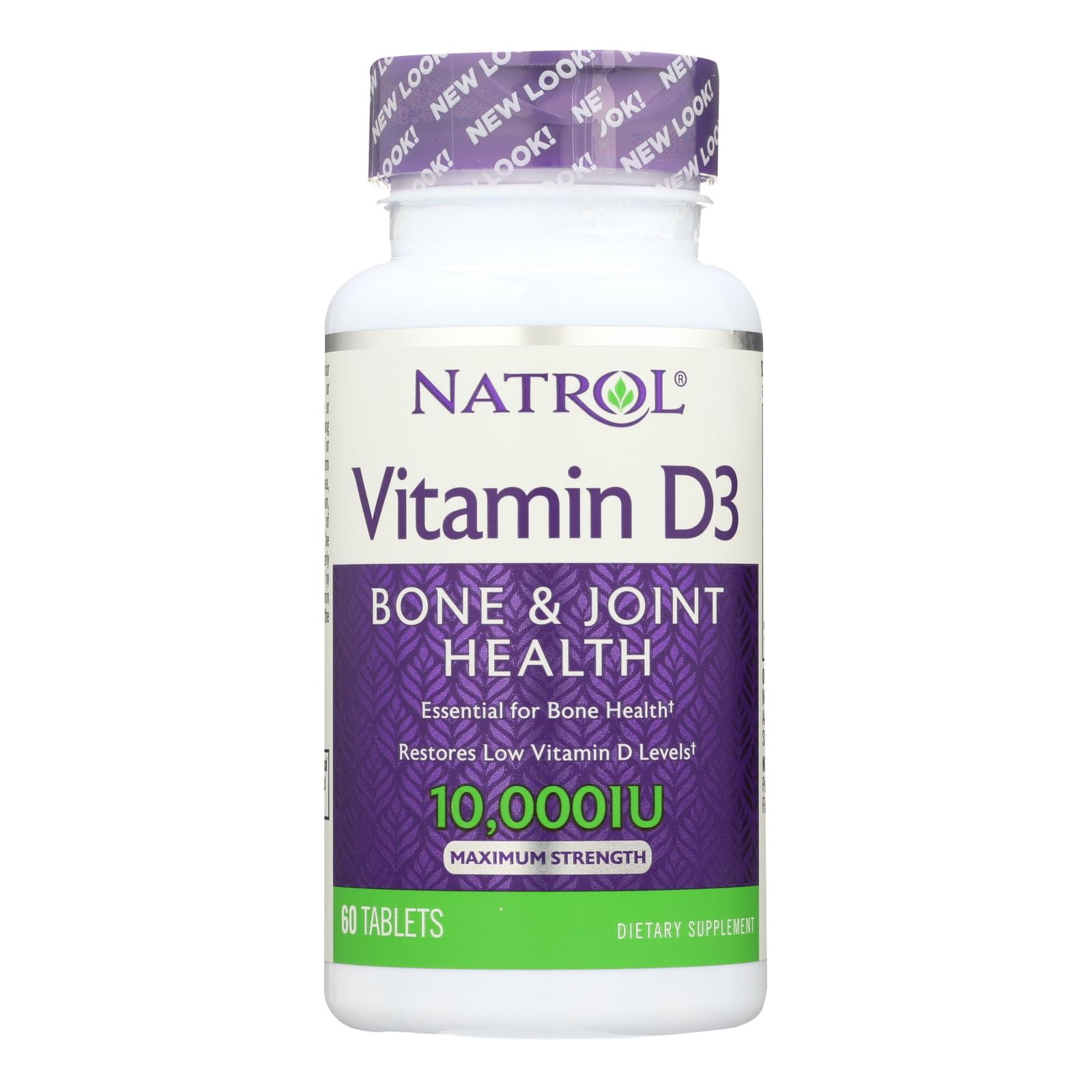 Natrol Vitamin D3 - 10000 IU - 60 Tablets - Walmart.com