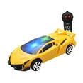 thumbnail image 1 of Coche con control remoto Baoblaze Coche Deportivo eléctrico escala 1:24 Amarillo, 1 of 8