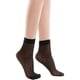 thumbnail image 2 of Xiao Hua 12 pares de calcetines de nailon para mujer y medias cortas transparentes hasta el tobillo, color negro, 2 of 5