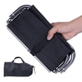 thumbnail image 4 of Tabouret Pliant 11 Pouces Randonnée BBQ Sac de Transport en Acier Inoxydable Camping Extérieur, 4 of 9