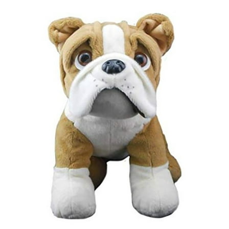 New Cuddly Soft 16 inch Adorable Stuffed Buddy The Bulldog...We Stuff 'em...You Love 'em!