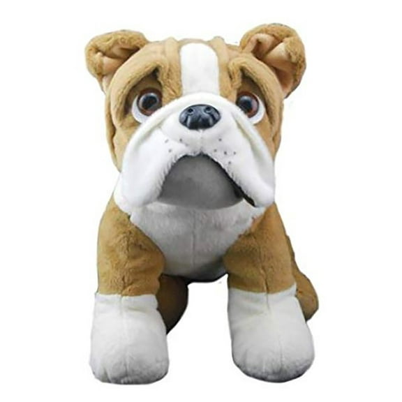 New Cuddly Soft 16 inch Adorable Stuffed Buddy The Bulldog...We Stuff 'em...You Love 'em!