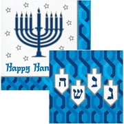 Hanukkah Lunch and Beverage Napkins for 16 Chanukah Kit