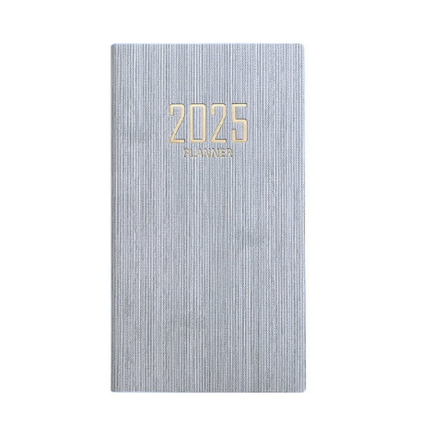 Mini agenda organizadora A6 con 60 hojas, 120 páginas y calendario diario para una planificación eficiente. Ideal para estudiantes, uso en la oficina y como regalo para llevar un diario.