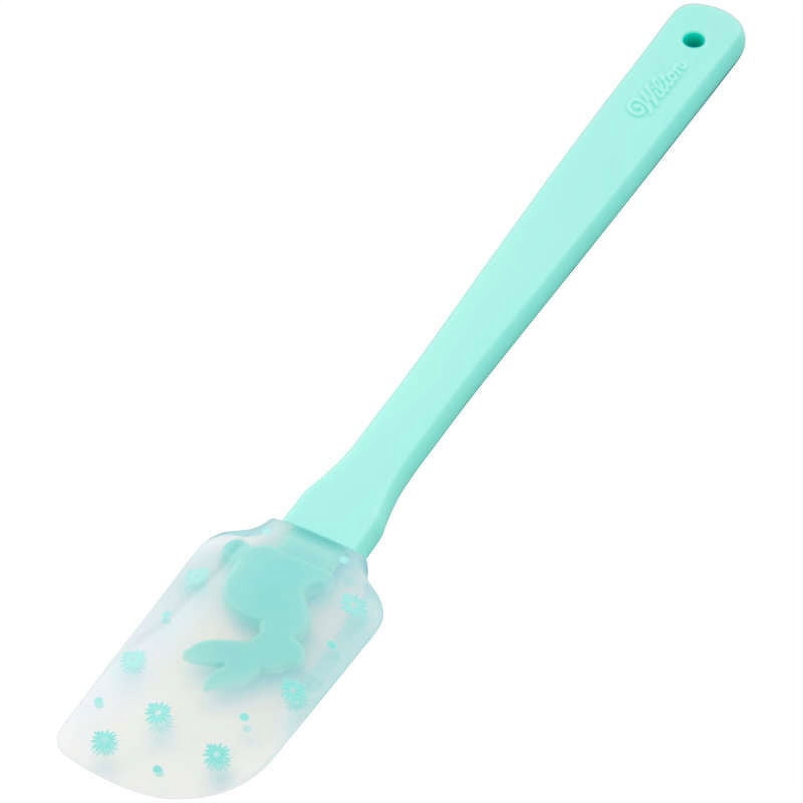 Easter Words Blue Green Spatula Rubber Mini Small Kitchen Utensil