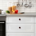 thumbnail image 2 of Yayeee 8 Pack Cabinet Knobs with Screws Round Zinc Drawer Pulls for Kitchen, Embroidery Hearts Pattern, 2 of 9