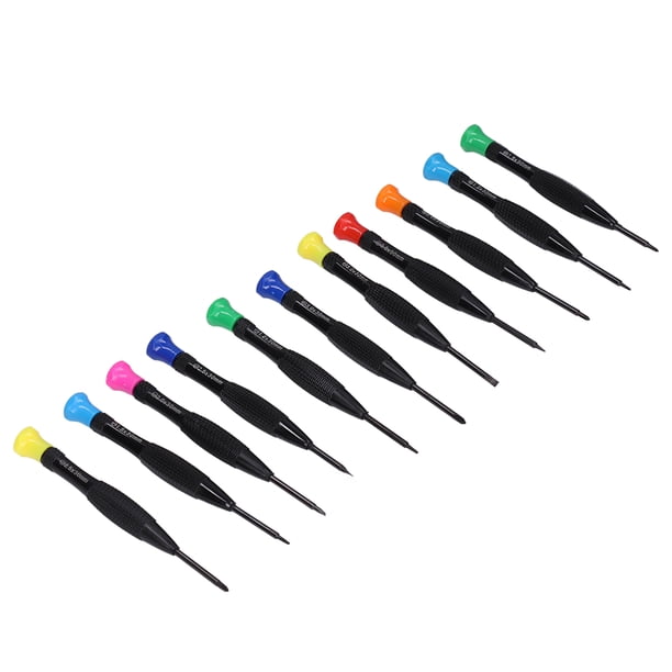 Juego De Destornilladores Pequeños, Herramientas De Destornilladores Pequeños Tratamiento De Ennegrecimiento Diferentes Tamaños Antideslizante Profesional Con Magnetizador Para ANGGREK Small Screwdriver