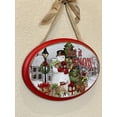 thumbnail image 3 of Gerson Snowman Wooden Christmas Decor Sign for Indoor Wall Room Decoration 13.5" x 8.5" (Let It Snow), 3 of 7