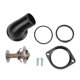 thumbnail image 1 of Carcasa de cuello de agua de 45 grados con termostato 90916‑03046 Reemplazo para LS LS1 LS2 LS7Black Jadeshay A, 1 of 8