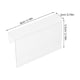 thumbnail image 2 of Phenofice 50Ud Sujetadores De Etiquetas De PVC Transparente Para Estantes En Supermercados Y Bodegas, 2 of 8