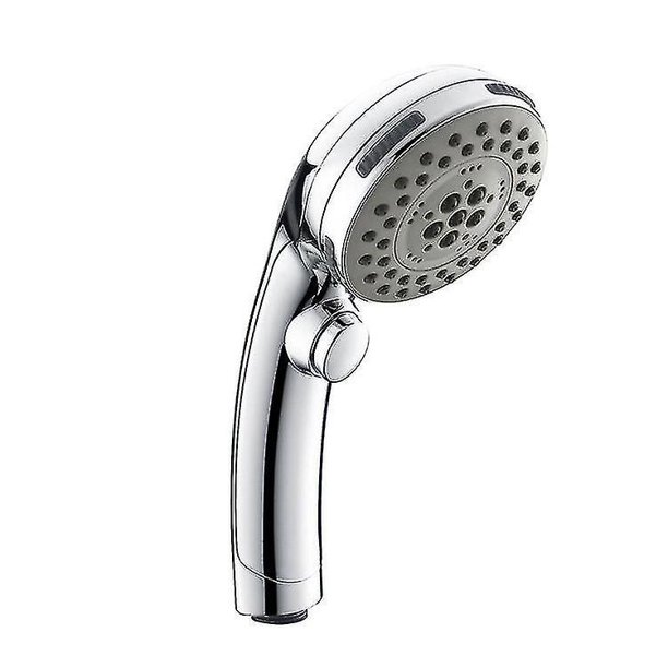 Cabezal de ducha de mano de alta presión LIUXGMXG con 6 configuraciones cromado
