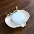 thumbnail image 5 of Ceramic Soap Dish Trays for Bathroom Accessories Wash Table Holder Cute Nordic White Ceramics, 5 of 6