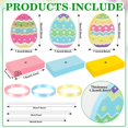 thumbnail image 3 of Huevos de Pascua de madera con forma de hedeey para decoración de bandejas escalonadas, 3 unidades, 3 of 7