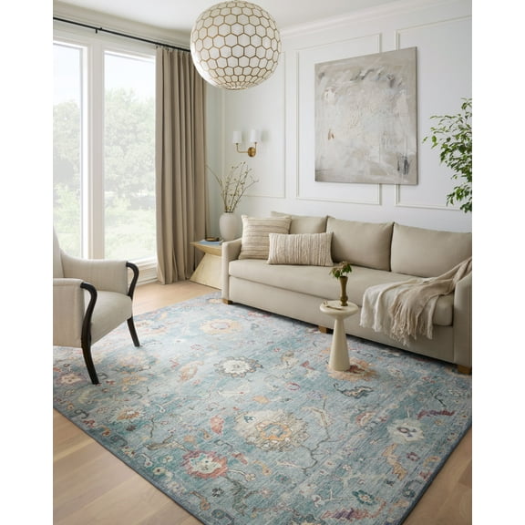 Loloi II Elysium Denim / Multi 2'-6" x 7'-6" Runner Rug