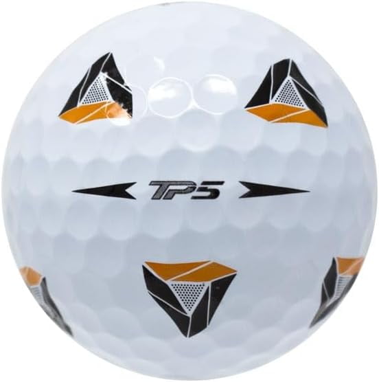 TaylorMade TP5x Golf Balls, Mint Quality, 12 Pack, by Hunter Golf