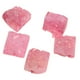 thumbnail image 3 of Collares y pulseras de piedra para manualidades, con cuentas de ágata natural de forma cuadrada de 10 mm. Rosado, 3 of 9