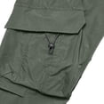 thumbnail image 6 of Mlzmgr Cargo Pants for Men Casual Athletic Outdoor Hiking Pants Wide Leg Baggy Drawstring High Waist Pants with Pockets(Medium,Army Green), 6 of 8