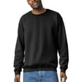 thumbnail image 4 of JERZEES Crewneck Sweatshirt Pre Shrunk for Men Pullover Fleece in Black White 8oz 50/50 Cotton/Polyester Pack 2 Size M, 4 of 6
