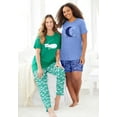 thumbnail image 5 of Dreams & Co. Plus Size Knit Pj Short Set, 5 of 6
