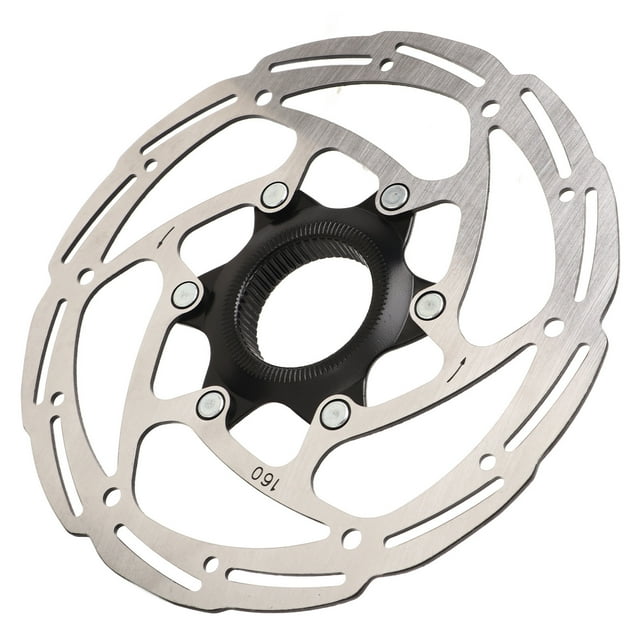 Disque de Frein à Disque, Disque de Frein à Disque de Vélo Résistant à l'Usure Réduisant le Transfert Thermique en Acier à Haute Dureté pour Accessoires 140mm,160mm,180mm