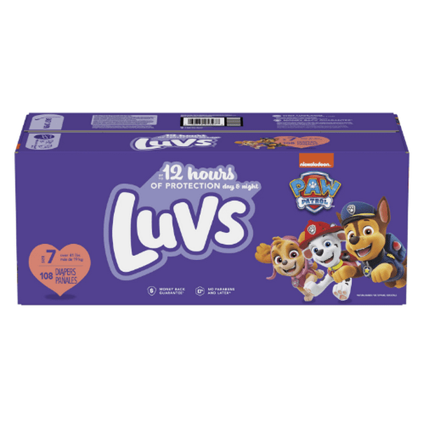 Luvs Diapers Size 7, 108 Count