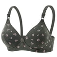 thumbnail image 2 of Women’s Supportive Wireless Bra Front Closure Full Cup Comfort Fit Bra for Large Bust Everyday Lingerie, 2 of 8