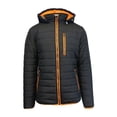 thumbnail image 5 of Men's Heavyweight Puffer Jacket With Contrast Color Trim & Detachable Hood (S-2XL), 5 of 8