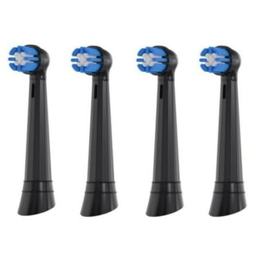 Brush Heads Toothbrush Replacement Heads for Oral-B iO Series Electric Toothbrush, for Oral B iO 10 9 8 7 6 5 4 3 Series, Soft Bristles, Black 4PC