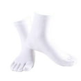 thumbnail image 2 of Five Finger Toe Socks Socks Athletic Causal - White, Size, 2 of 4