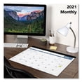 thumbnail image 4 of Easy-to-Read Monthly Desk Pad, 22 x 17, White/Blue Sheets, Black Binding, Clear Corners, 12-Month (Jan to Dec): 2026 | Bundle of 2, 4 of 4