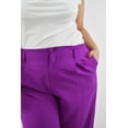 thumbnail image 4 of Pantalón de vestir Roman Fashion Tallas Extras 1380 Magenta Violeta 38, 4 of 7