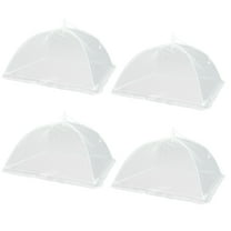 4Pack Mesh Food Covers 17inch, Outdoor Food Covers, Picnic Accessories, BBQ & Parties Food Tent, Fruit Cover