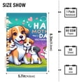 thumbnail image 3 of Mother's Day Dogs Flowers Ring Binder Notebook Journey Note Diary College Ruled Spiral Notebook Study Loose Leaf Paper A5 60 Pages, 3 of 8