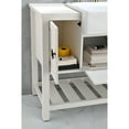 thumbnail image 4 of Miekor Furniture Solid Wood Bathroom Vanities Without Tops 48 in. W x 20 in. D x 33.60 in. H Bath Vanity in White B3A270, 4 of 8