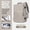 2209 Gray, variant on Large Travel Backpack W/ USB Charging Port,Casual Daypack Airline Approved,Anti-Theft Waterproof Rucksacks Fit 15.6" Laptop,Dry Wet Separation Casual Daypack for College School Business