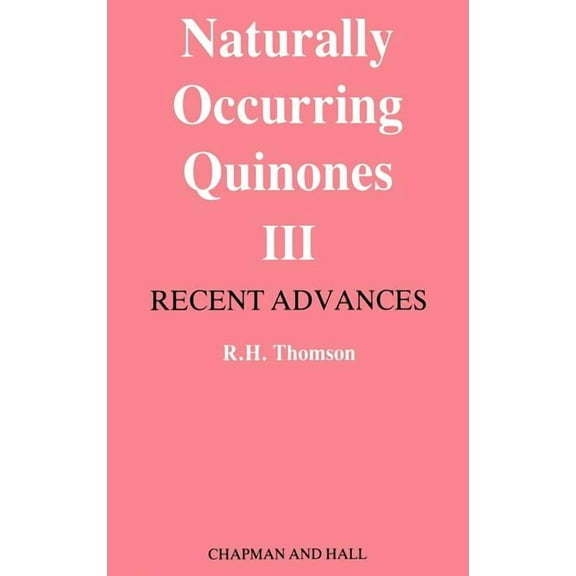Naturally Occurring Quinones, (Hardcover)