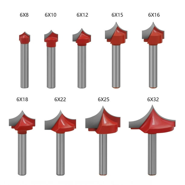 Round groove router deals bit