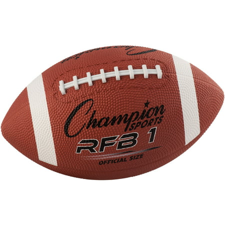 Champion Sport Official Size Rubber Football With Raised