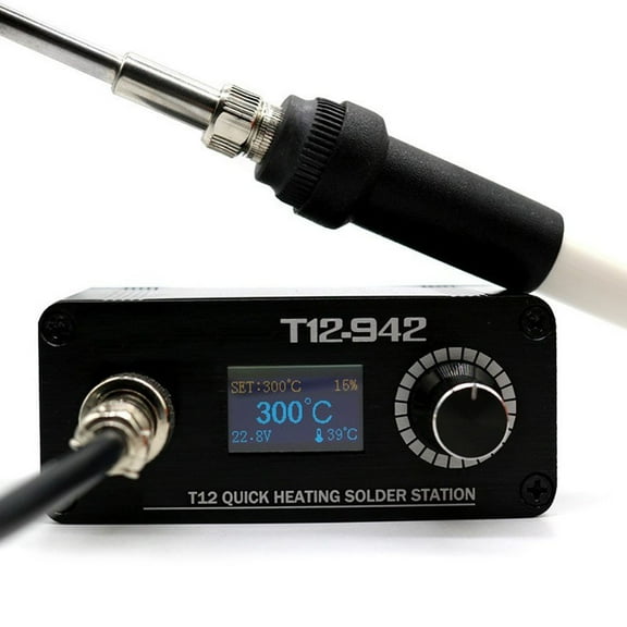for T12-942 Mini for OLED Digital Soldering Station Handle Iron Tips Welding Kit