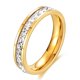 thumbnail image 1 of Vqyskoko-anillo cuadrado de acero inoxidable, accesorio de fiesta de compromiso de circón blanco, anillo geométrico personalizado para pareja, 1 of 4