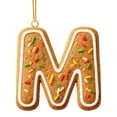 thumbnail image 1 of Adorno Navideño con 26 Letras, Colgante para Árbol de Navidad, Adornos Personalizados, Decoración Navideña, Decoración Colgante para Árbol de Navidad., 1 of 1
