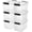Clear, variant on 6 Quart Clear Storage Latch Box/Bins, 6-Pack Plastic Container with Latches and Lid