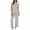Gray, variant on Womens Black Pajama Set, Soft Cotton Modal 2 Piece Short Sleeve Sleepwear Lounge Set with Lace Trim,Size S