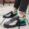 thumbnail image 4 of NOKIO Men's Sneaker Wide Width S𝗅ip On Sport Shoes Breathable Lightweight Athlet𝗂c Shoes 𝖫a𝖼e Up Non-S𝗅ip Casual Shoes Comfortable Cushion Running Shoes for Back to College, Summer and Autumn, 4 of 5