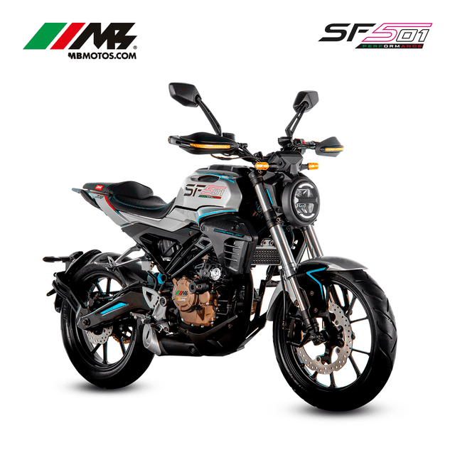 Motocicleta Deportiva MB Motos SF 501 300cc Plata 2025